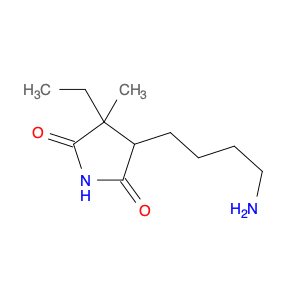 2,5-Pyrrolidinedione, 4-(4-aminobutyl)-3-ethyl-3-methyl-