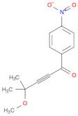 2-Pentyn-1-one, 4-methoxy-4-methyl-1-(4-nitrophenyl)-