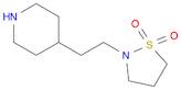 Piperidine, 4-[2-(1,1-dioxido-2-isothiazolidinyl)ethyl]-