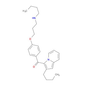 Methanone, [4-[3-(butylamino)propoxy]phenyl](2-butyl-3-indolizinyl)-