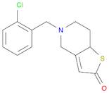 5-(2-chlorobenzyl)-5,6,7,7a-tetrahydrothieno[3,2-c]pyridin-2(4h)-one