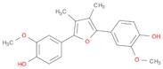 3,4-dimethyl-2,5-bis(4-hydroxy-3-methoxyphenyl)furan