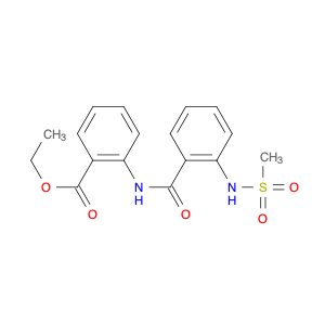 Benzoic acid,2-[[2-[(methylsulfonyl)amino]benzoyl]amino]-, ethyl ester