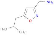 1-(5-ISOBUTYL-3-ISOXAZOLYL)METHANAMINE