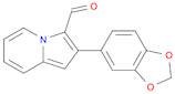 3-Indolizinecarboxaldehyde,2-(1,3-benzodioxol-5-yl)-