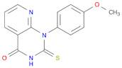 Pyrido[2,3-d]pyrimidin-4(1H)-one,2,3-dihydro-1-(4-methoxyphenyl)-2-thioxo-