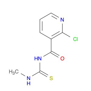 3-Pyridinecarboxamide, 2-chloro-N-[(methylamino)thioxomethyl]-
