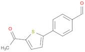 Benzaldehyde,4-(5-acetyl-2-thienyl)-