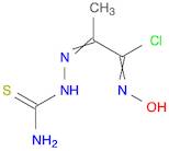 Propanimidoyl chloride, 2-[(aminothioxomethyl)hydrazono]-N-hydroxy-