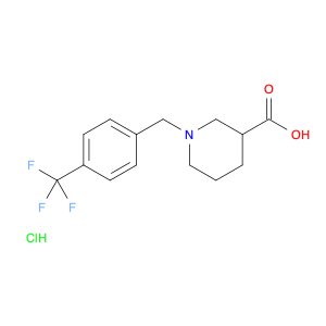 1-(4-TRIFLUOROMETHYL-BENZYL)-PIPERIDINE-3-CARBOXYLIC ACID HYDROCHLORIDE