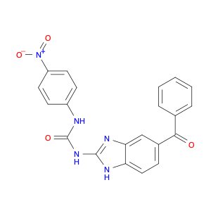 Urea, N-(5-benzoyl-1H-benzimidazol-2-yl)-N'-(4-nitrophenyl)-