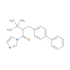 1H-Imidazole, 1-[2-([1,1'-biphenyl]-4-ylmethyl)-3,3-dimethyl-1-oxobutyl]-