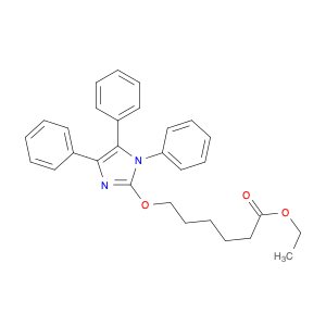Hexanoic acid, 6-[(1,4,5-triphenyl-1H-imidazol-2-yl)oxy]-, ethyl ester