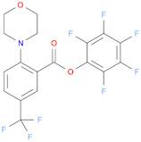 PENTAFLUOROPHENYL 2-MORPHOLINO-5-(TRIFLUOROMETHYL)BENZOATE