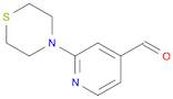 4-Pyridinecarboxaldehyde,2-(4-thiomorpholinyl)-