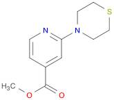 4-Pyridinecarboxylicacid, 2-(4-thiomorpholinyl)-, methyl ester