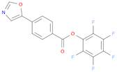 Benzoic acid,4-(5-oxazolyl)-, 2,3,4,5,6-pentafluorophenyl ester