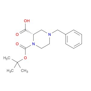 (S)-4-benzyl-1-(tert-butoxycarbonyl)piperazine-2-carboxylic acid