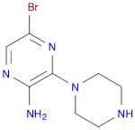 5-Bromo-3-(piperazin-1-yl)pyrazin-2-amine