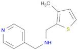 1-(3-METHYL-2-THIENYL)-N-(4-PYRIDINYLMETHYL)METHANAMINE