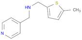 1-(5-METHYL-2-THIENYL)-N-(4-PYRIDINYLMETHYL)METHANAMINE