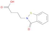 1,2-Benzisothiazole-2(3H)-butanoic acid, 3-oxo-