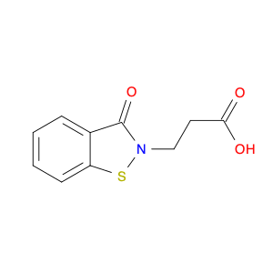 1,2-Benzisothiazole-2(3H)-propanoic acid, 3-oxo-