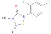 1,2,4-Thiadiazolidine-3,5-dione, 2-(2,4-difluorophenyl)-4-methyl-