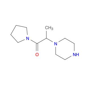 Pyrrolidine, 1-[1-oxo-2-(1-piperazinyl)propyl]-