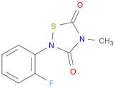 1,2,4-Thiadiazolidine-3,5-dione, 2-(2-fluorophenyl)-4-methyl-