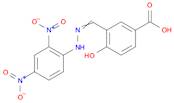 Benzoic acid, 3-[[(2,4-dinitrophenyl)hydrazono]methyl]-4-hydroxy-