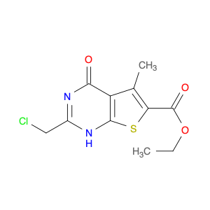 Ethyl 2-(chloromethyl)-5-methyl-4-oxo-3,4-dihydrothieno[2,3-d]pyrimidine-6-carboxylate