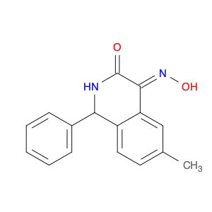 3,4-Isoquinolinedione, 1,2-dihydro-6-methyl-1-phenyl-, 4-oxime, (E)-