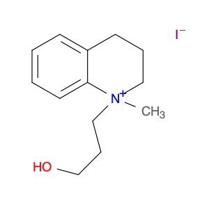 Quinolinium, 1,2,3,4-tetrahydro-1-(3-hydroxypropyl)-1-methyl-, iodide