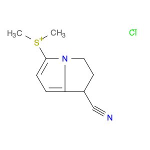 Sulfonium, (1-cyano-2,3-dihydro-1H-pyrrolizin-5-yl)dimethyl-, chloride