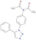 Acetamide, N-acetyl-N-[4-(5-phenyl-1H-1,2,3-triazol-1-yl)phenyl]-