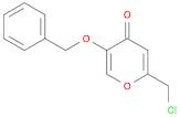 4H-Pyran-4-one, 2-(chloromethyl)-5-(phenylmethoxy)-