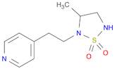 Pyridine, 4-[2-(3-methyl-1,1-dioxido-1,2,5-thiadiazolidin-2-yl)ethyl]-