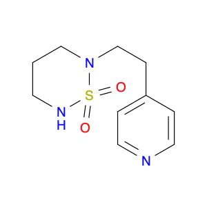 2H-1,2,6-Thiadiazine, tetrahydro-2-[2-(4-pyridinyl)ethyl]-, 1,1-dioxide