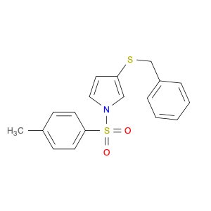 1H-Pyrrole, 1-[(4-methylphenyl)sulfonyl]-3-[(phenylmethyl)thio]-