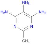 4,5,6-Pyrimidinetriamine, 2-methyl-