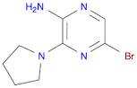 2-Amino-5-bromo-3-pyrrolidin-1-ylpyrazine