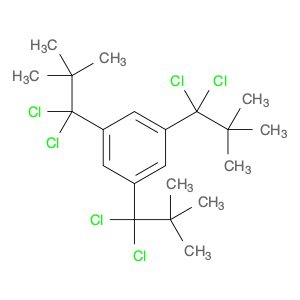 Benzene, 1,3,5-tris(1,1-dichloro-2,2-dimethylpropyl)-