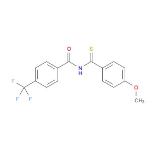 Benzamide, N-[(4-methoxyphenyl)thioxomethyl]-4-(trifluoromethyl)-