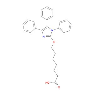 Heptanoic acid, 7-[(1,4,5-triphenyl-1H-imidazol-2-yl)oxy]-