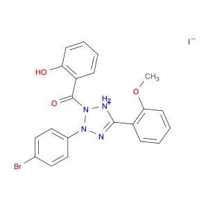 2H-Tetrazolium,3-(4-bromophenyl)-2-(2-hydroxybenzoyl)-5-(2-methoxyphenyl)-, iodide (1:1)
