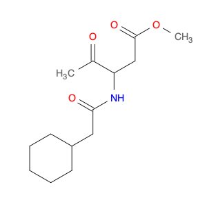 Pentanoic acid, 3-[(cyclohexylacetyl)amino]-4-oxo-, methyl ester