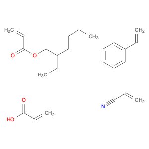 acrylic acid; 2-ethylhexyl prop-2-enoate; prop-2-enenitrile; styrene