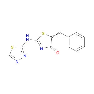 2-((1,3,4-Thiadiazol-2-yl)amino)-5-benzylidenethiazol-4(5H)-one