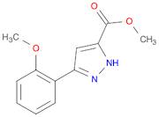 1H-Pyrazole-5-carboxylicacid, 3-(2-methoxyphenyl)-, methyl ester